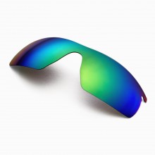 New Walleva Polarized Emerald Replacement Lenses For Oakley Radarlock Pitch (OO9182 Series) Sunglasses